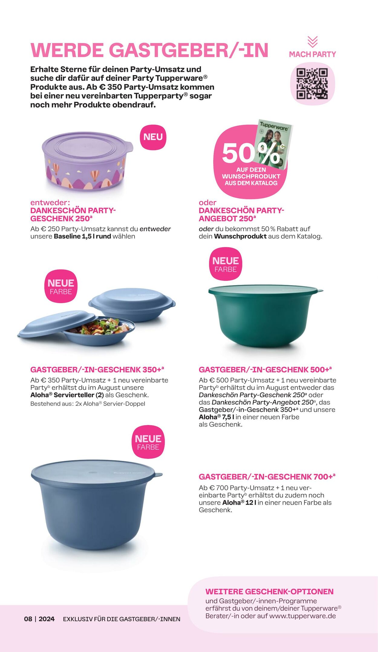 Prospekt Tupperware 05.08.2024 - 01.09.2024