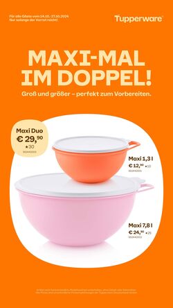 Prospekt Tupperware 04.11.2024 - 17.11.2024