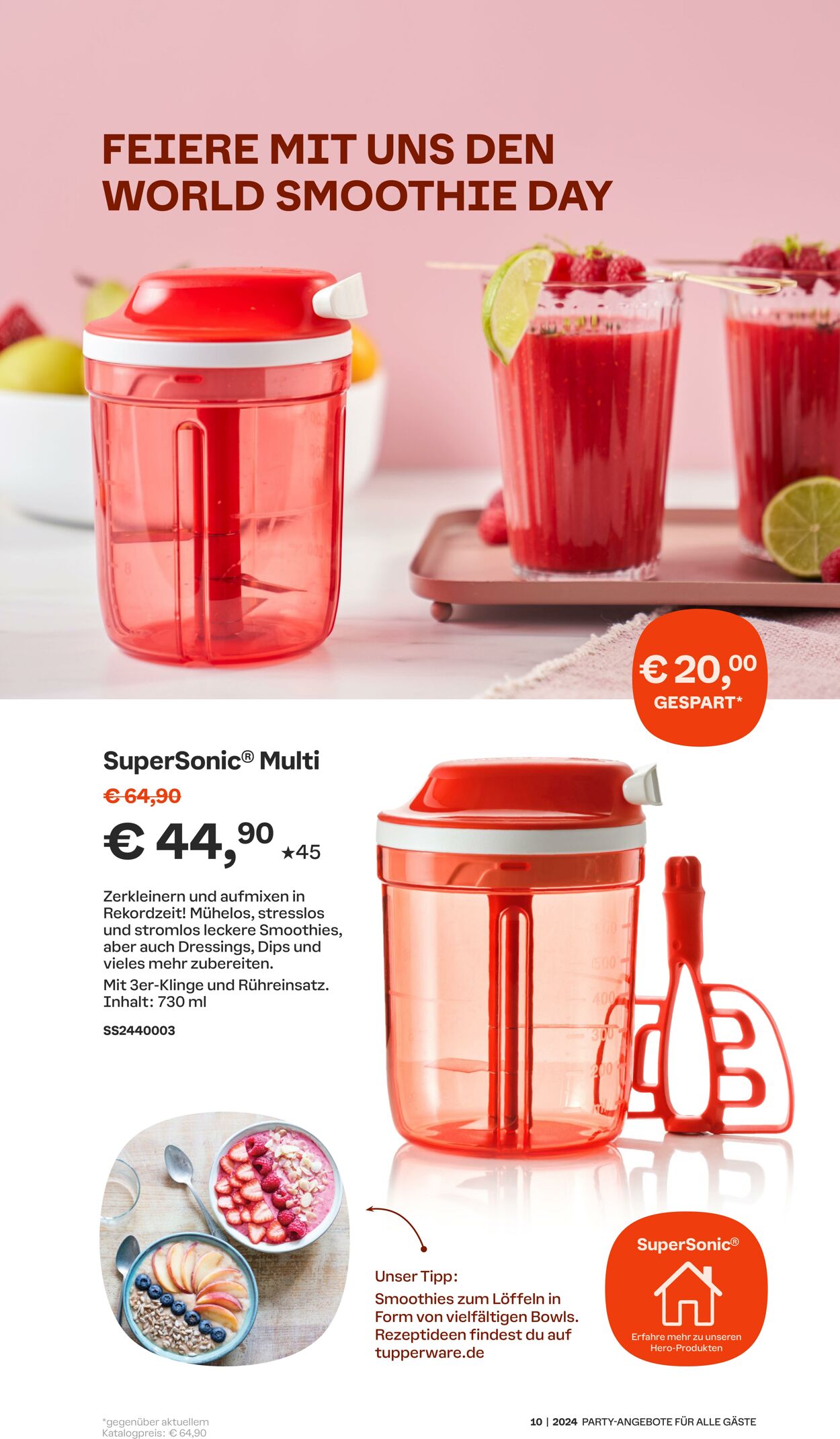 Prospekt Tupperware 30.09.2024 - 03.11.2024