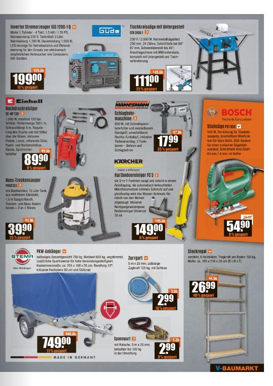 Prospekt V-Baumarkt 18.07.2024 - 24.07.2024