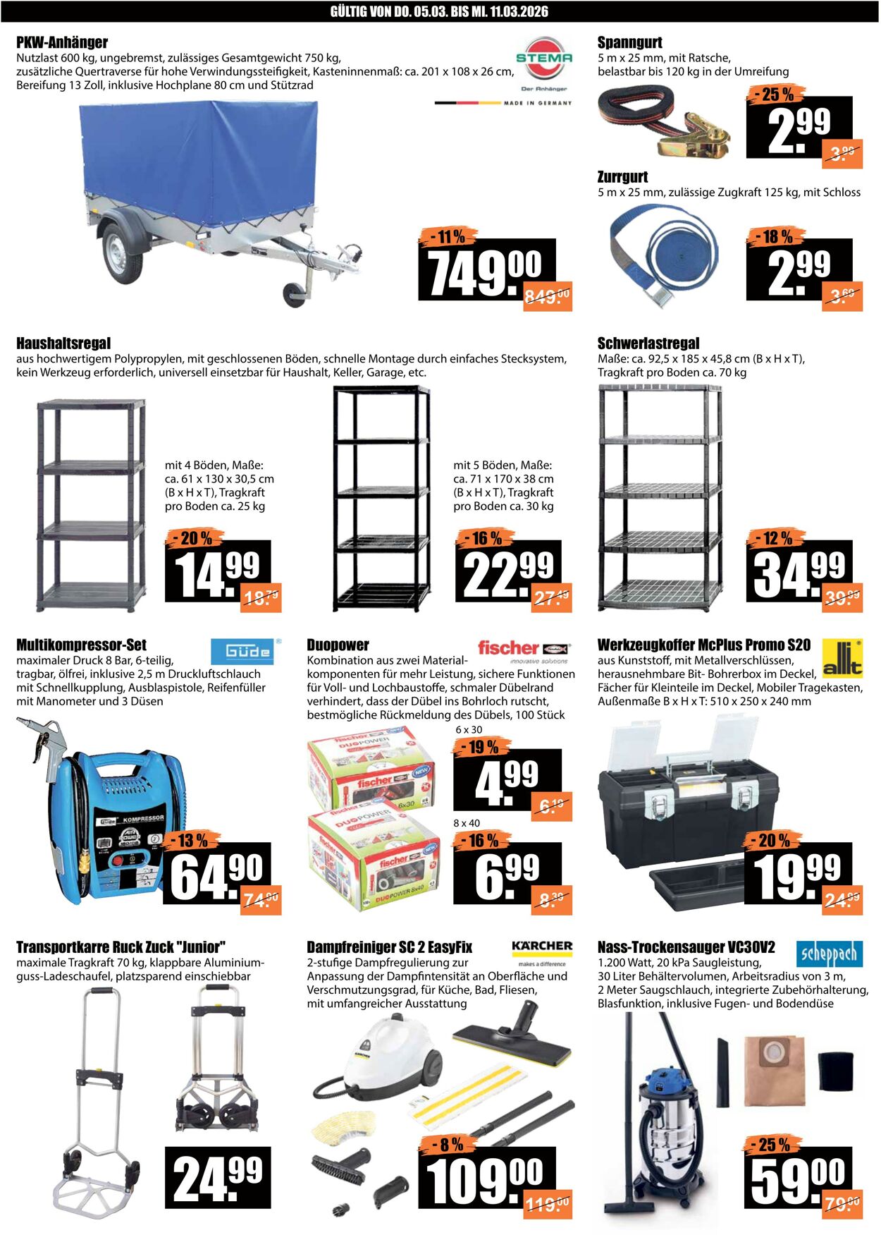 Prospekt V-Baumarkt 05.03.2026 - 11.03.2026