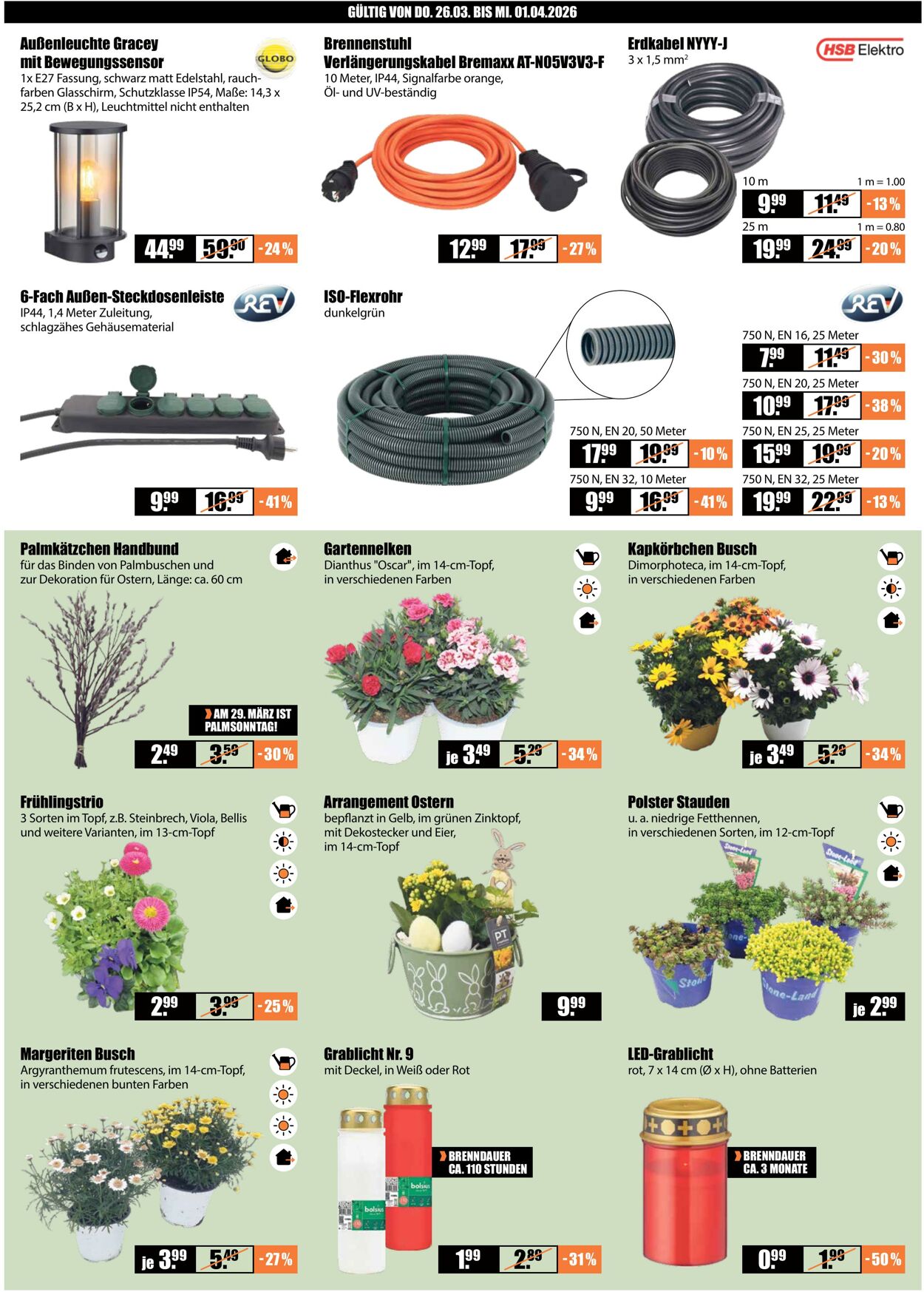 Prospekt V-Baumarkt 26.03.2026 - 01.04.2026