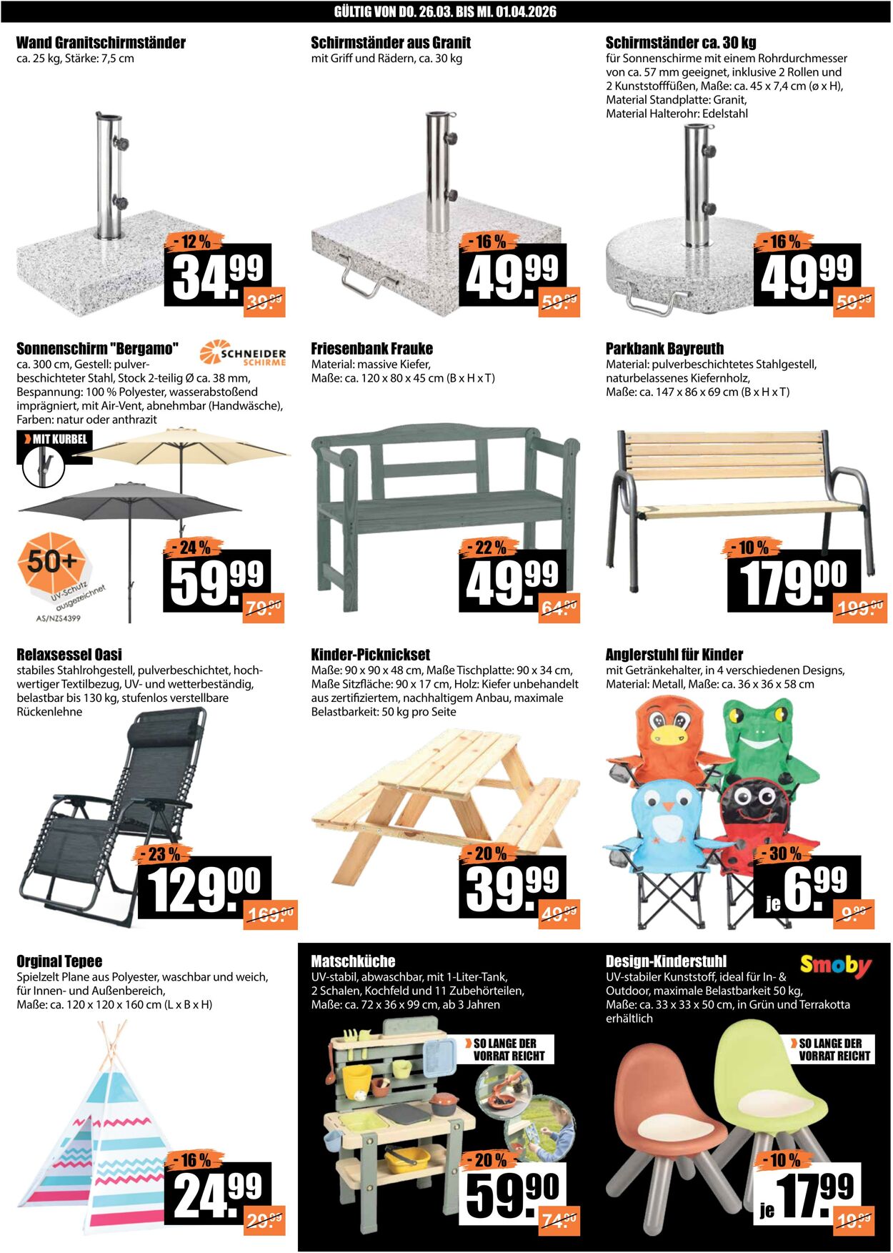 Prospekt V-Baumarkt 26.03.2026 - 01.04.2026
