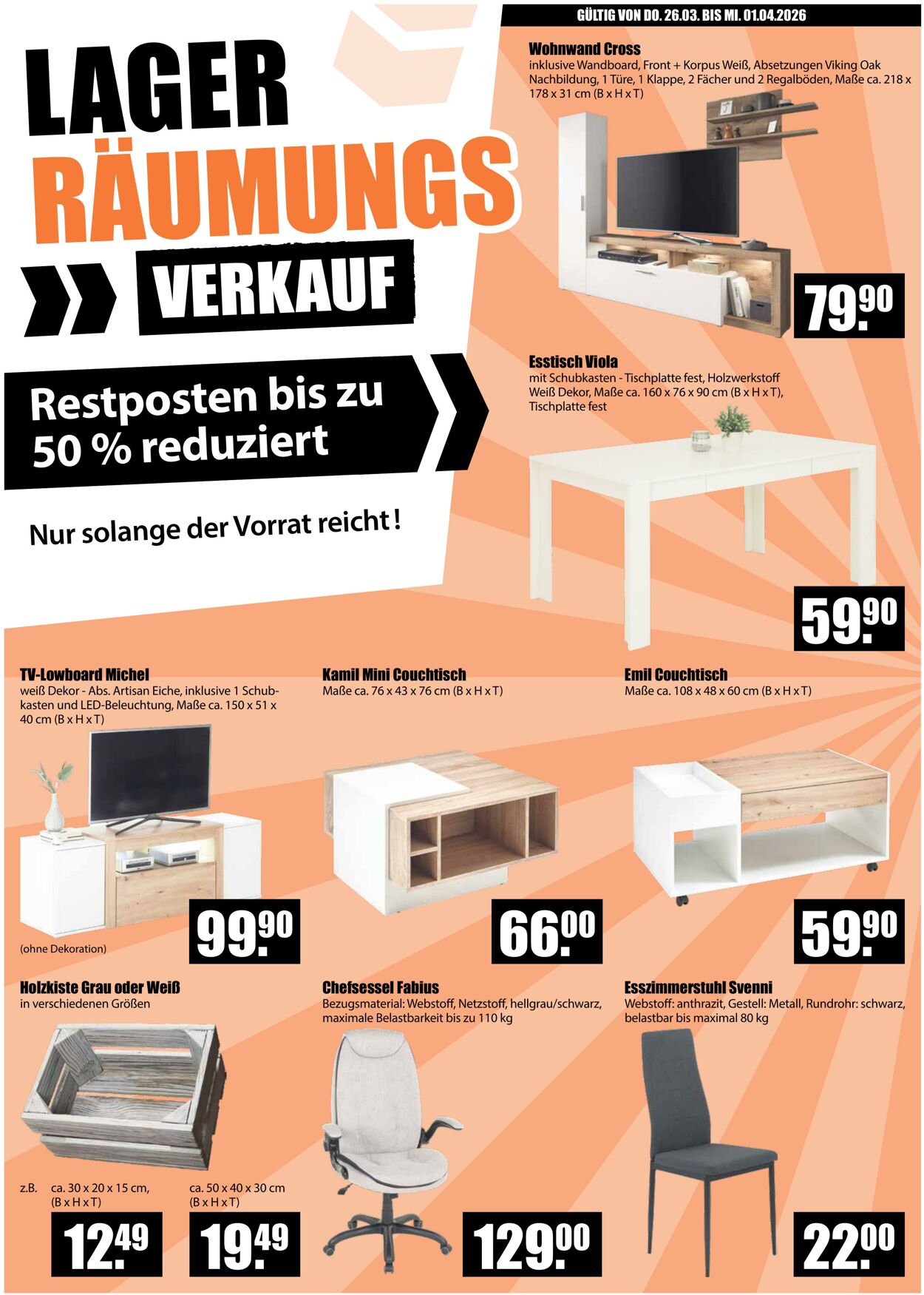 Prospekt V-Baumarkt 26.03.2026 - 01.04.2026