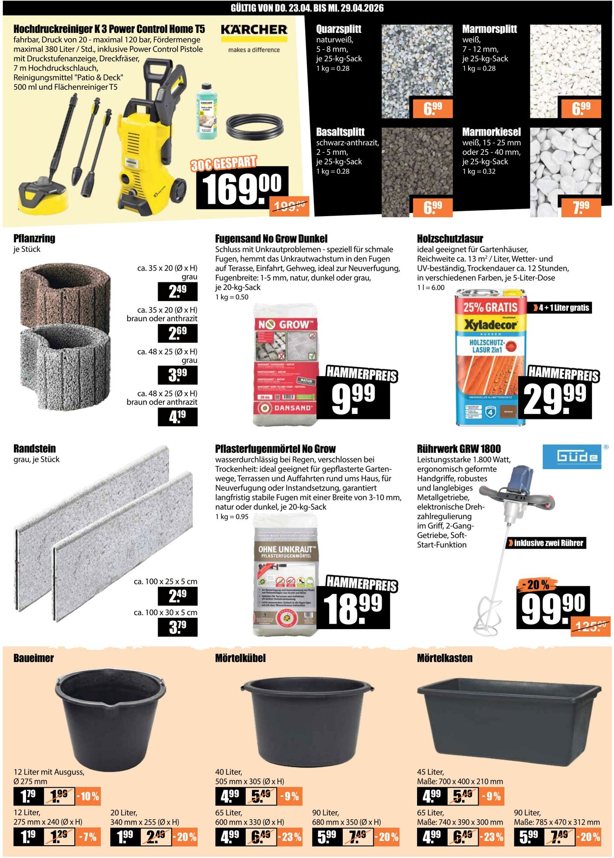 Prospekt V-Baumarkt 23.04.2026 - 29.04.2026
