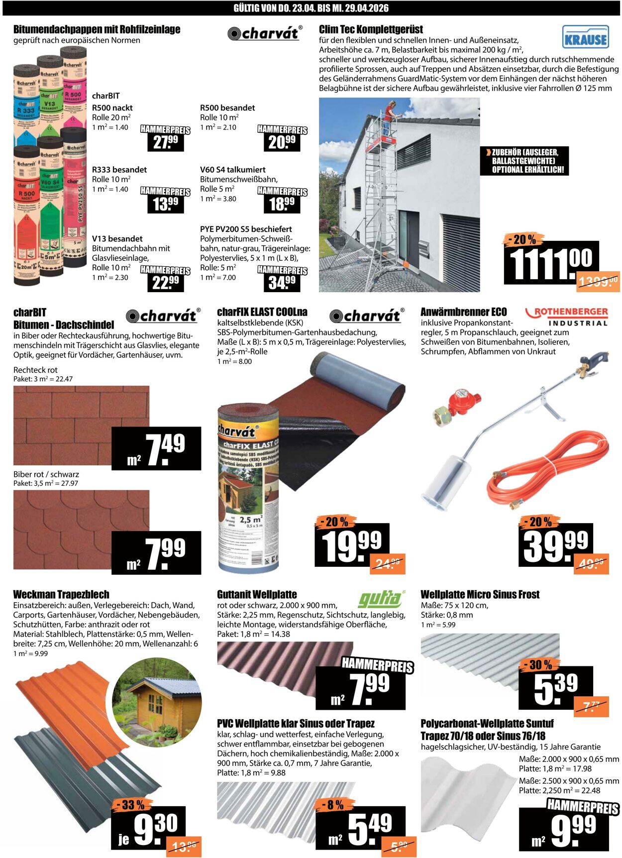 Prospekt V-Baumarkt 23.04.2026 - 29.04.2026