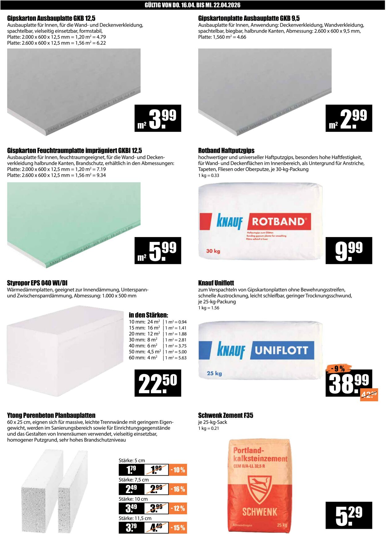 Prospekt V-Baumarkt 16.04.2026 - 22.04.2026