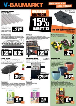 Prospekt V-Baumarkt 16.04.2026 - 22.04.2026