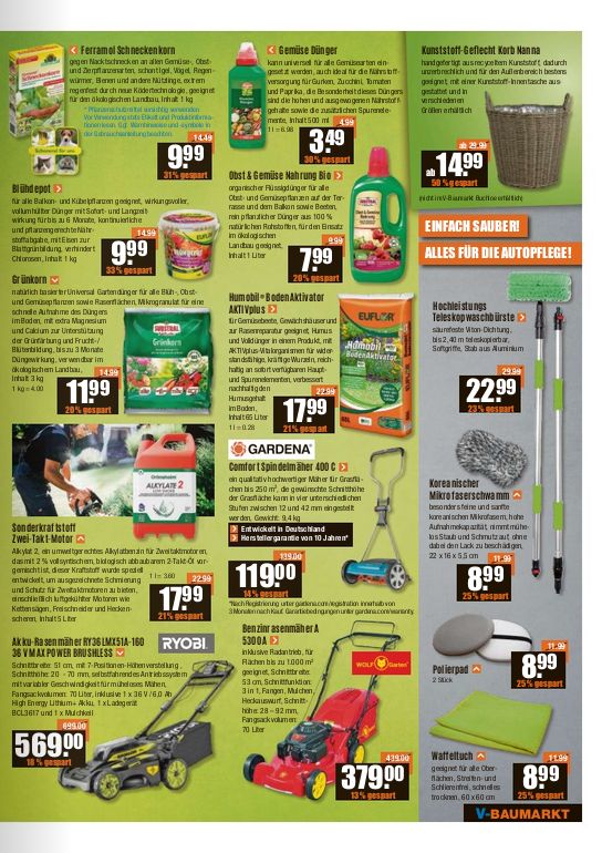 Prospekt V-Baumarkt 25.04.2024 - 01.05.2024