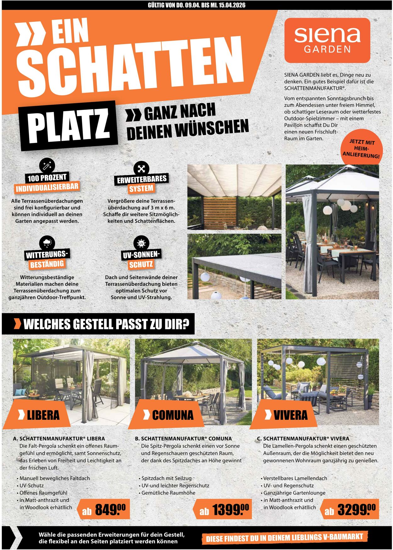 Prospekt V-Baumarkt 09.04.2026 - 15.04.2026