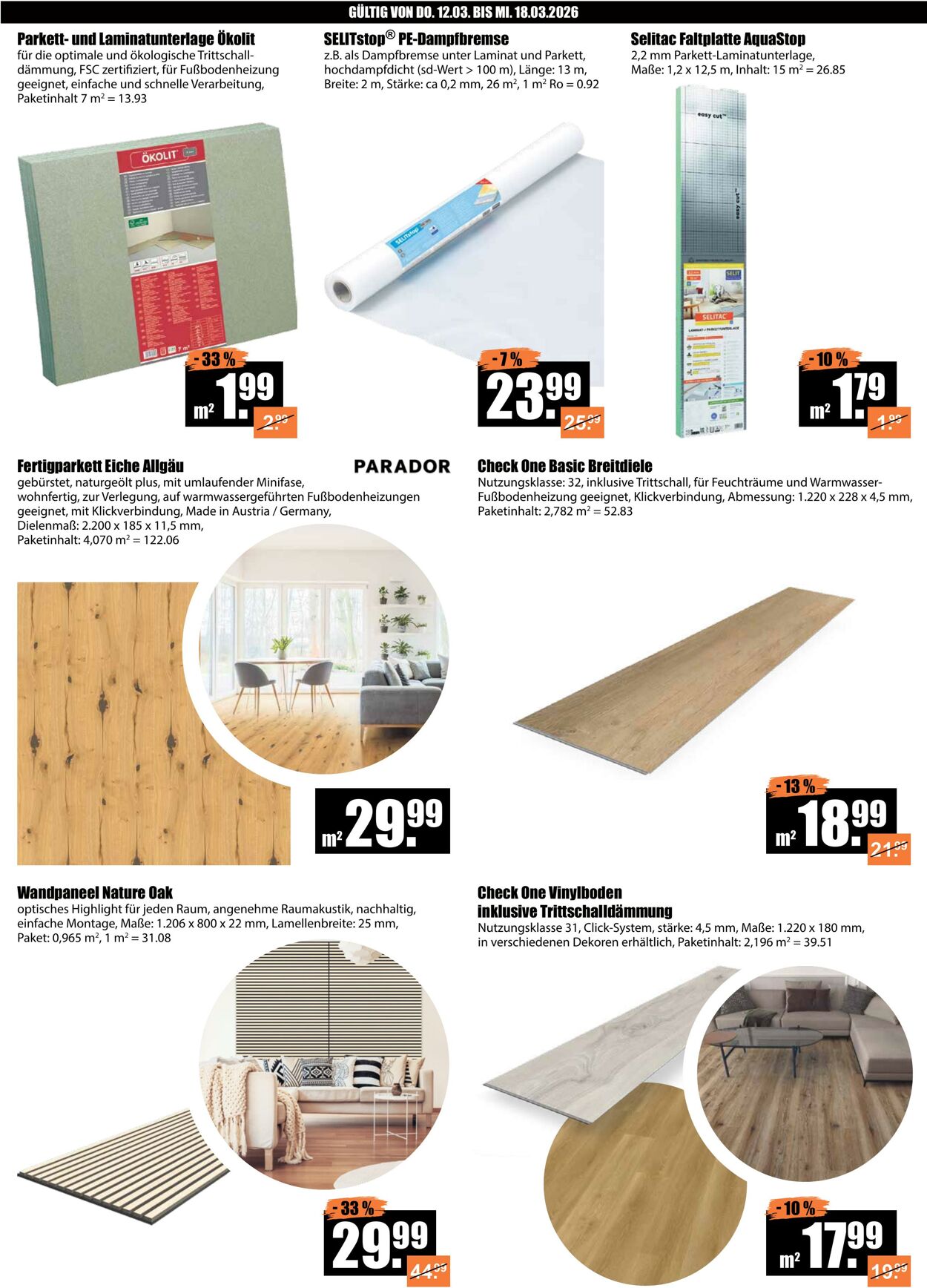 Prospekt V-Baumarkt 12.03.2026 - 18.03.2026