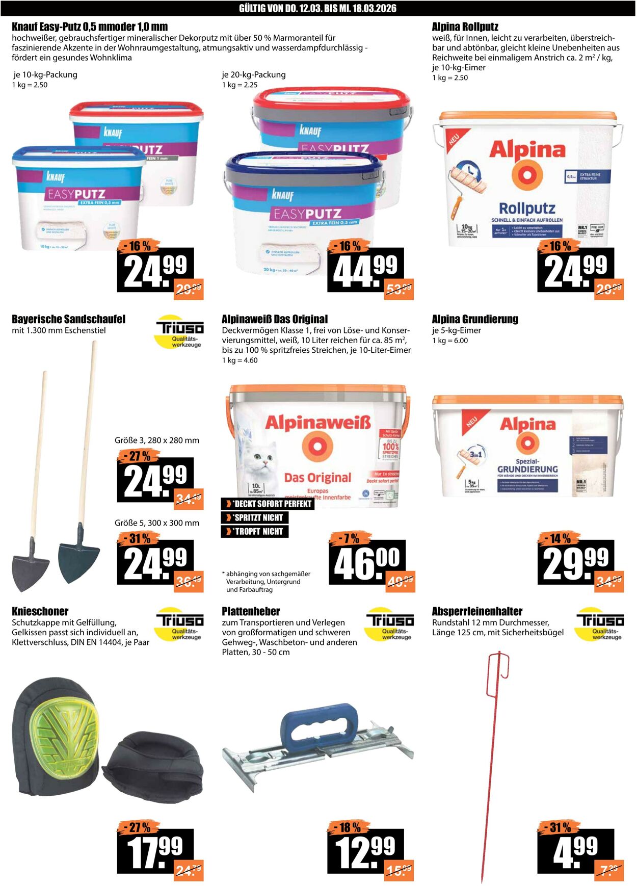 Prospekt V-Baumarkt 12.03.2026 - 18.03.2026