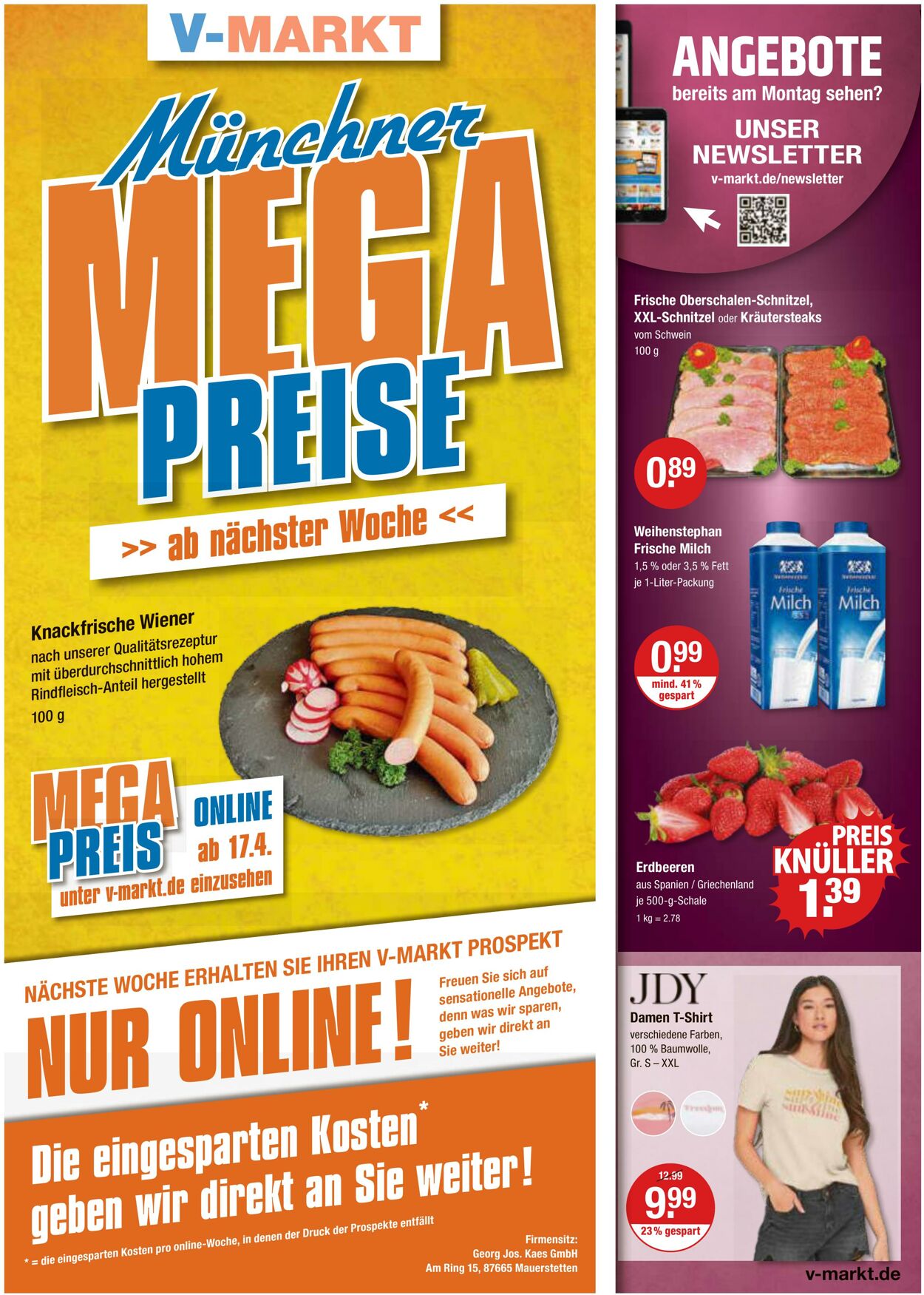 Prospekt V-Markt 13.04.2023 - 19.04.2023