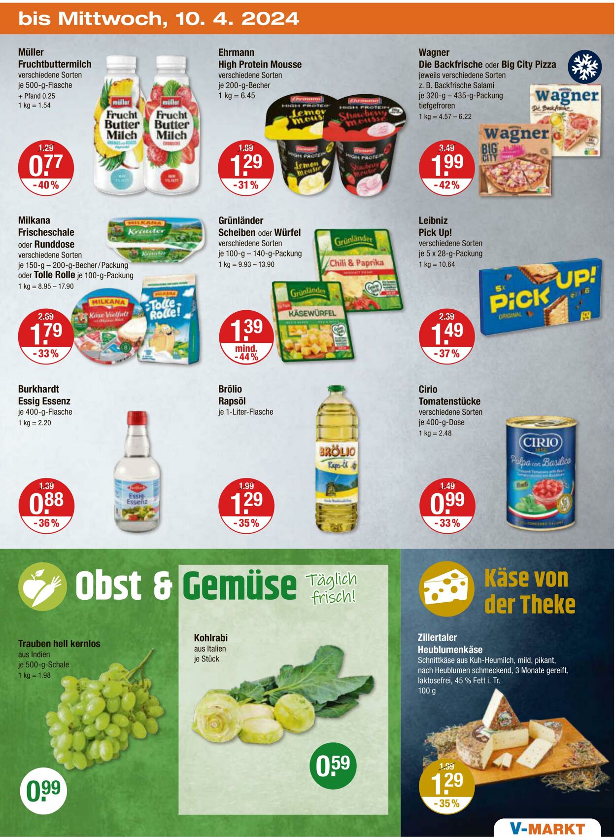 Prospekt V-Markt 04.04.2024 - 10.04.2024