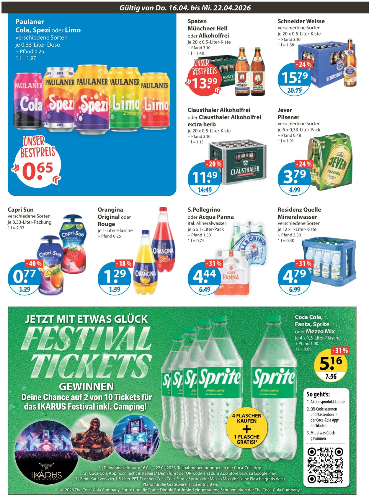 Prospekt V-Markt 16.04.2026 - 22.04.2026