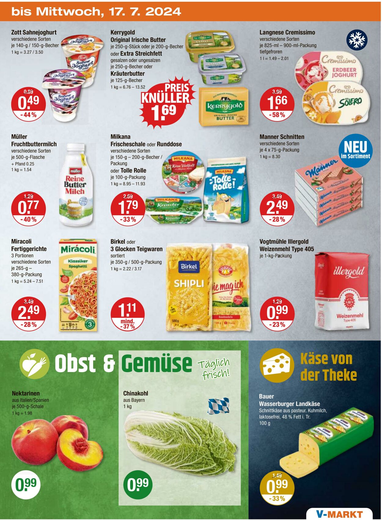 Prospekt V-Markt 11.07.2024 - 17.07.2024