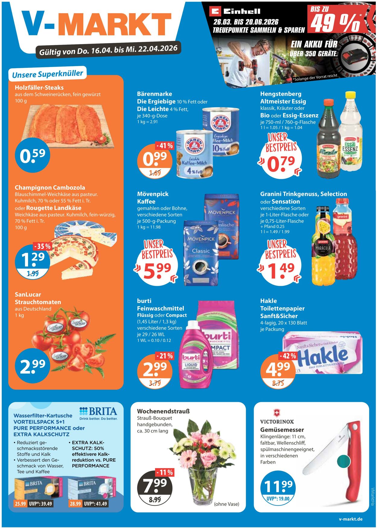Prospekt V-Markt 16.04.2026 - 22.04.2026