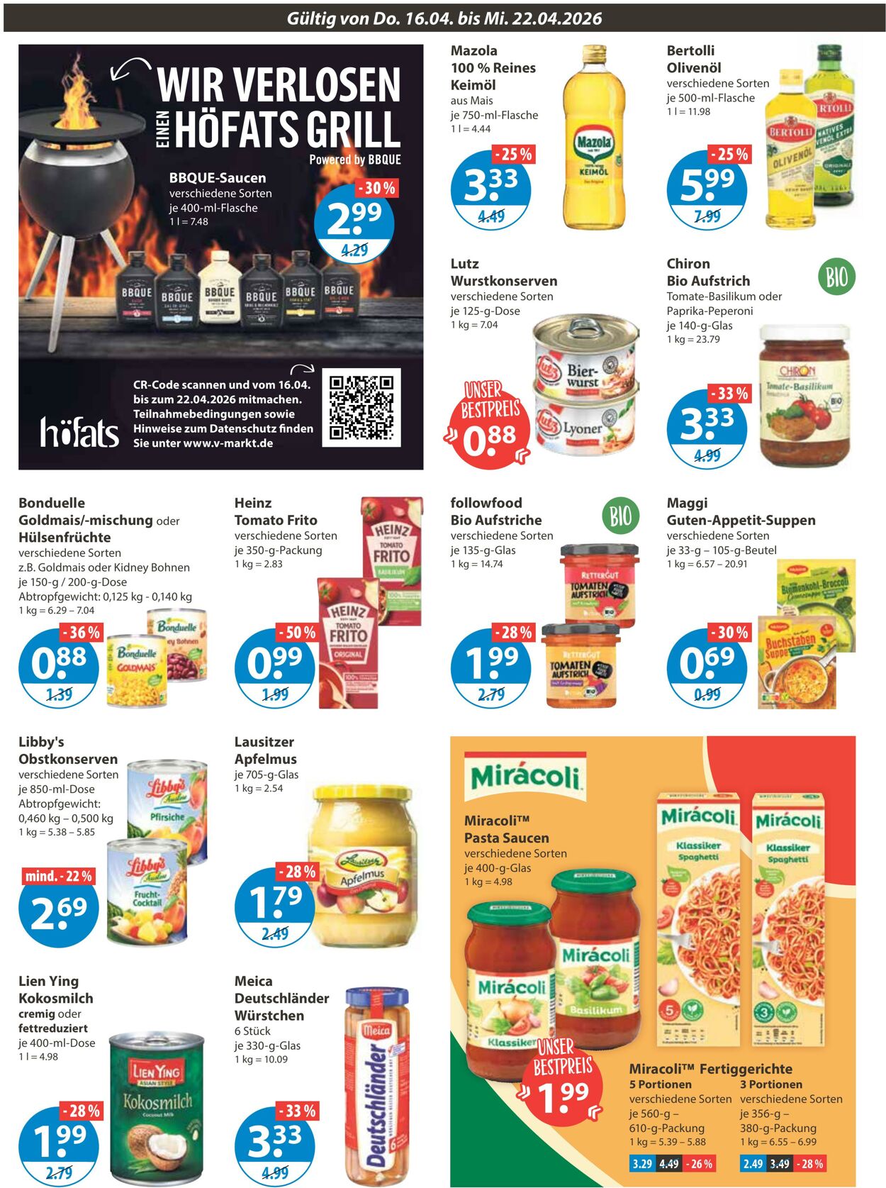 Prospekt V-Markt 16.04.2026 - 22.04.2026