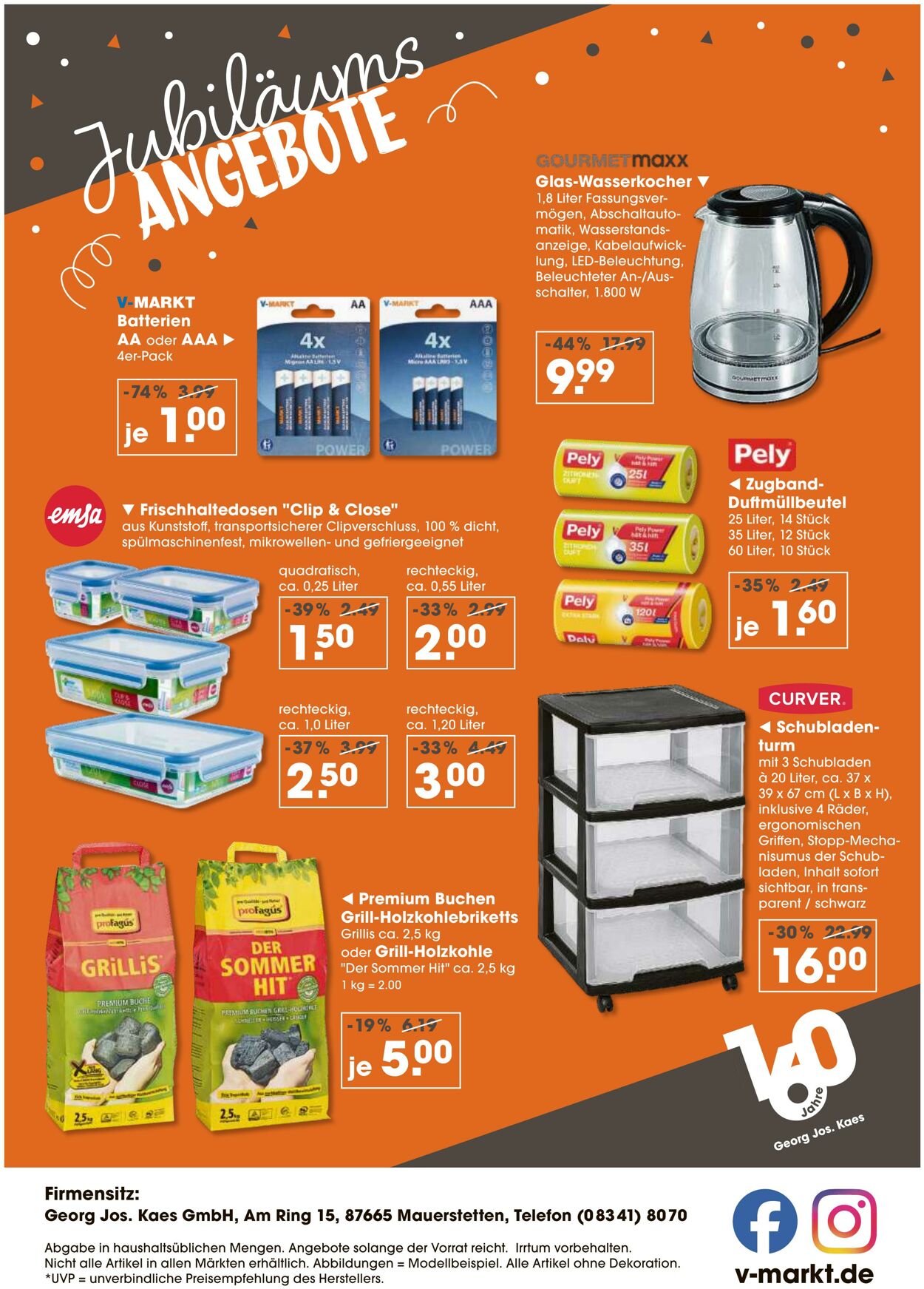 Prospekt V-Markt 16.10.2025 - 22.10.2025