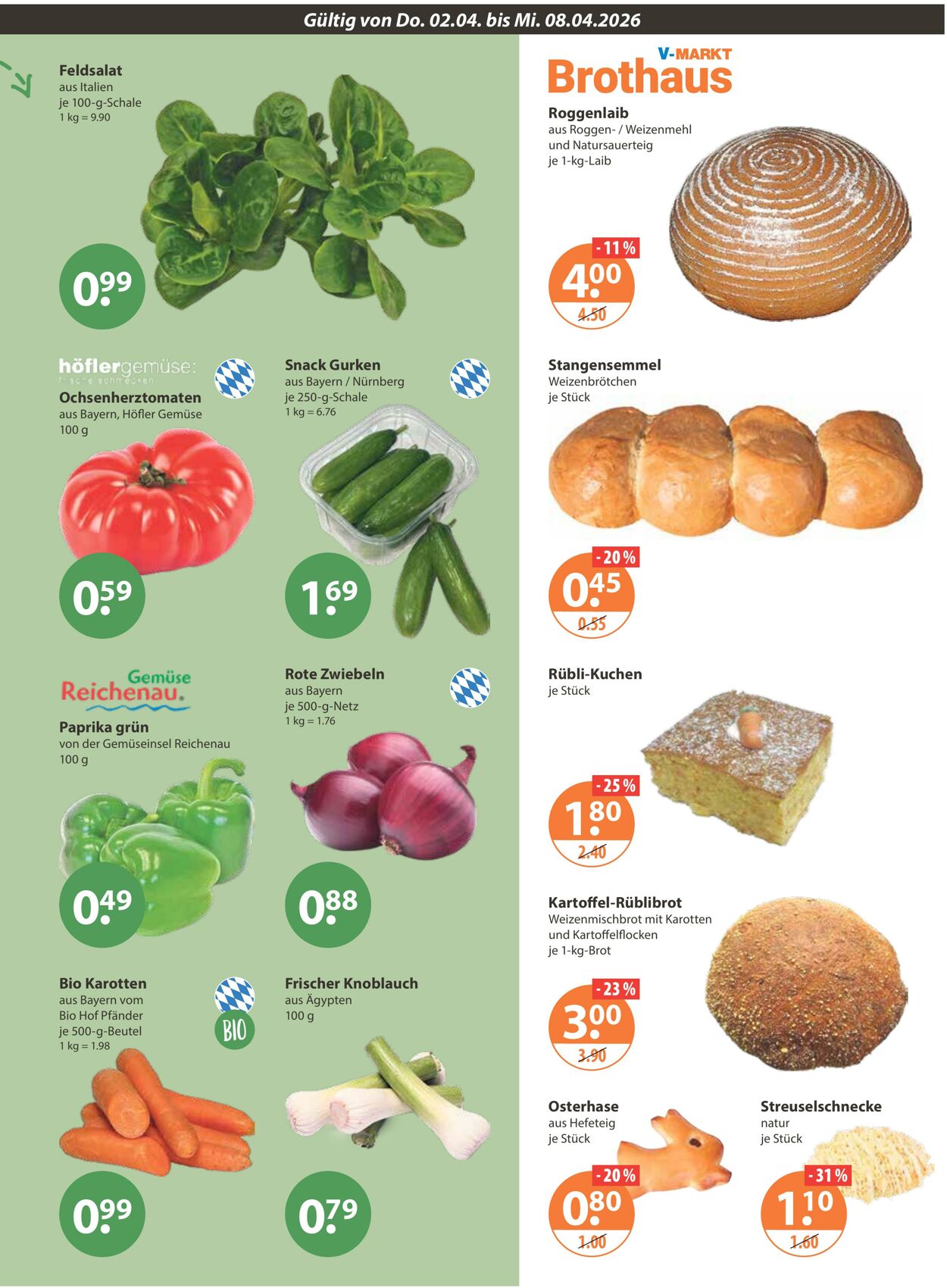 Prospekt V-Markt 02.04.2026 - 08.04.2026