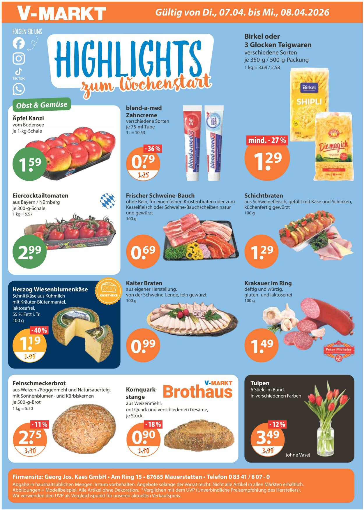 Prospekt V-Markt 02.04.2026 - 08.04.2026