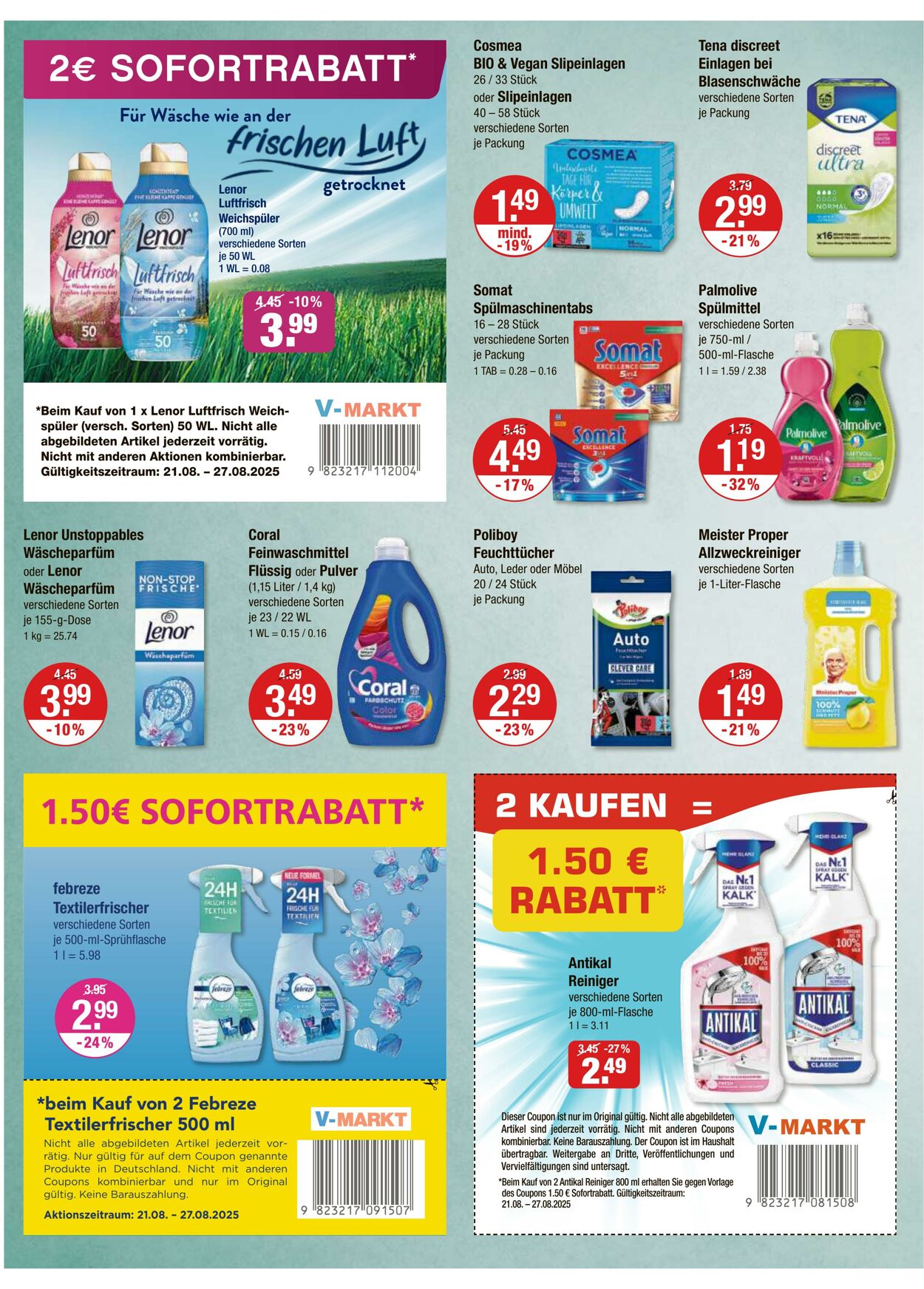 Prospekt V-Markt 21.08.2025 - 27.08.2025
