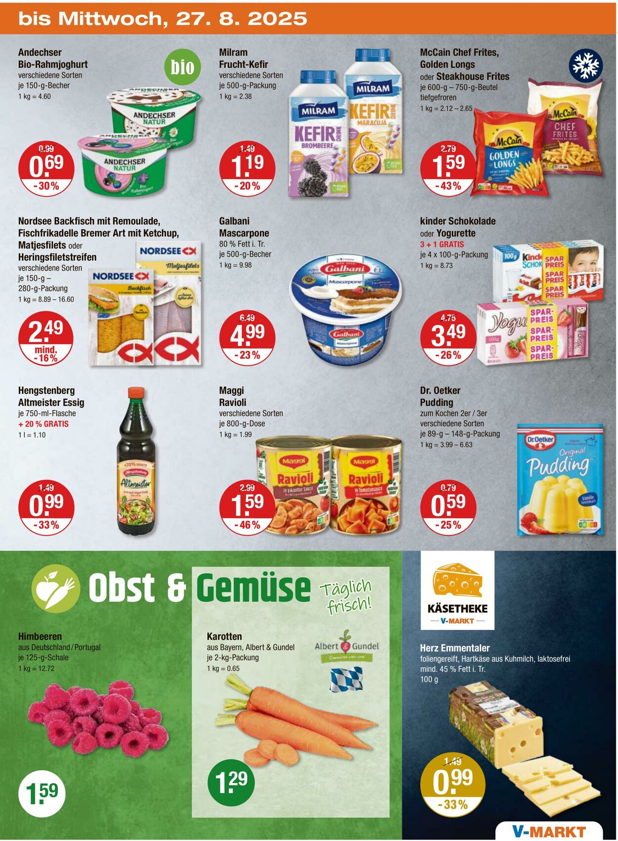 Prospekt V-Markt 21.08.2025 - 27.08.2025