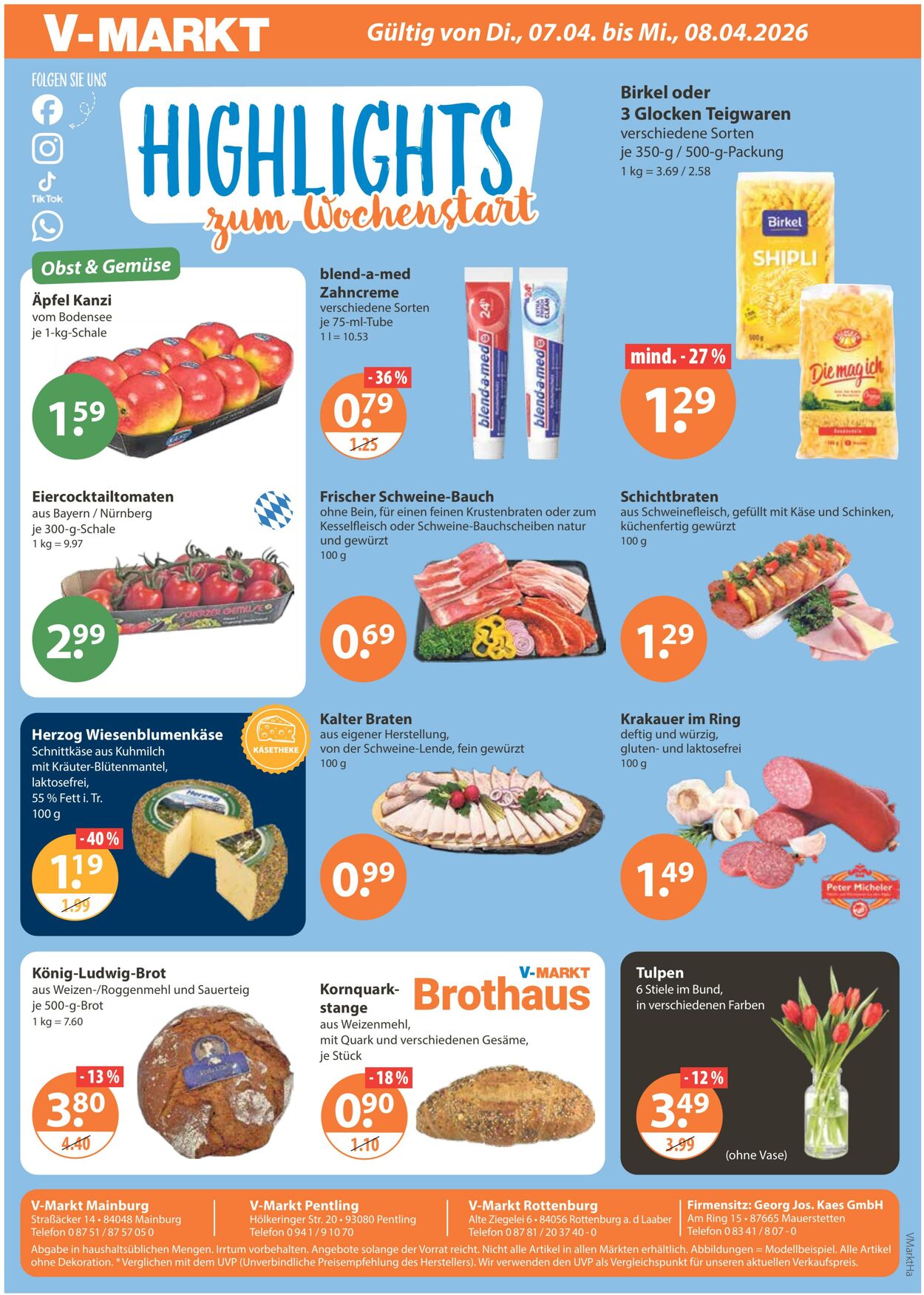 Prospekt V-Markt 02.04.2026 - 08.04.2026