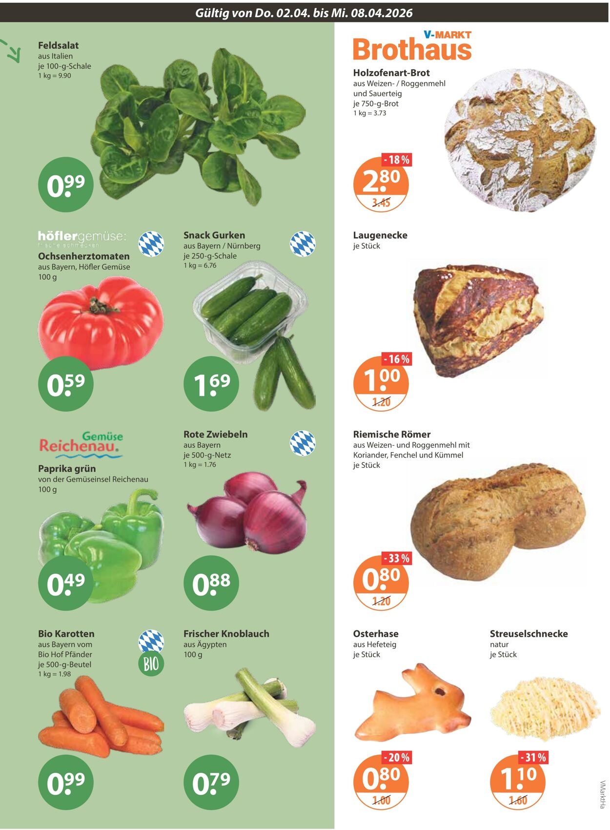 Prospekt V-Markt 02.04.2026 - 08.04.2026