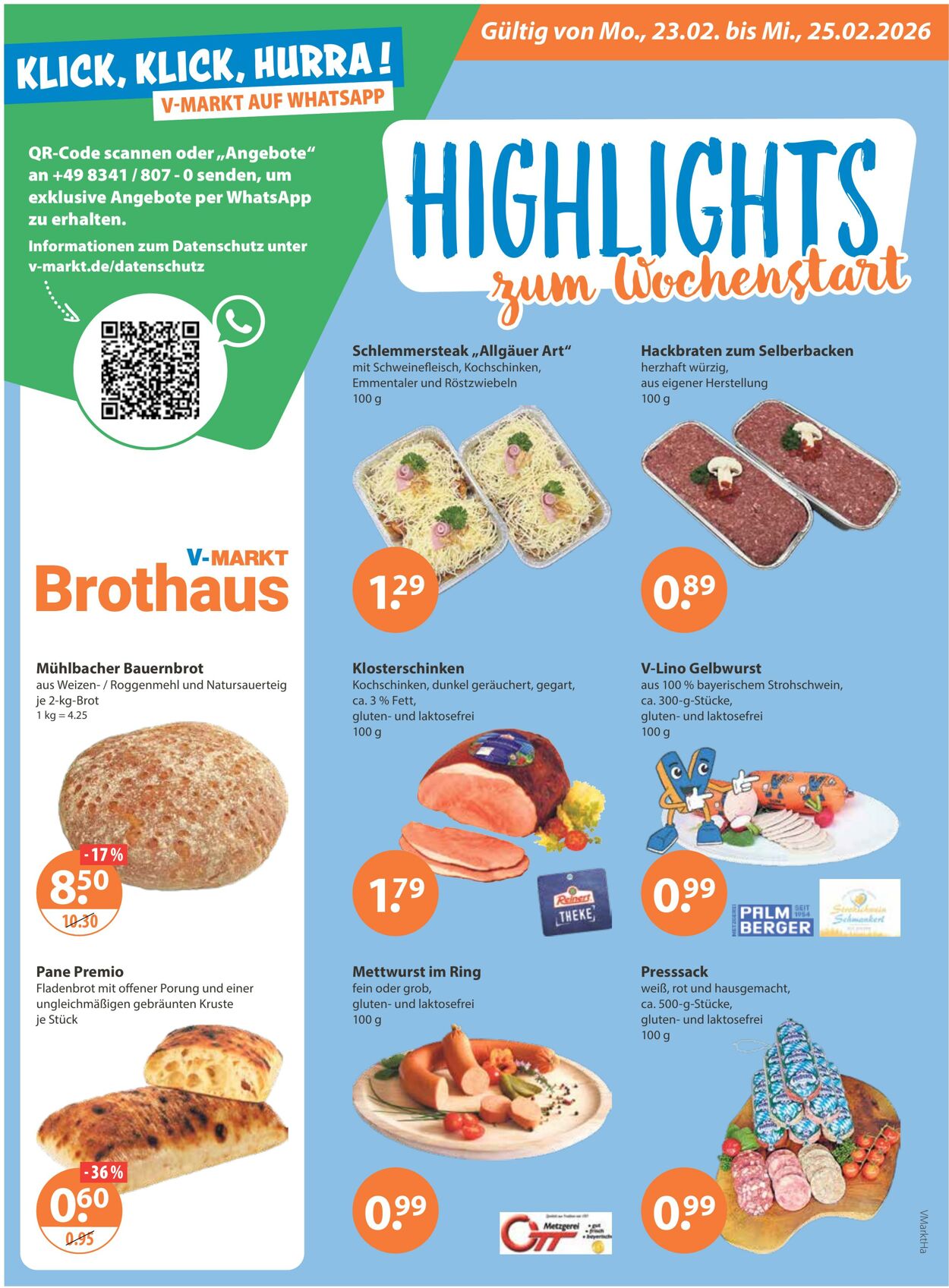 Prospekt V-Markt 19.02.2026 - 25.02.2026