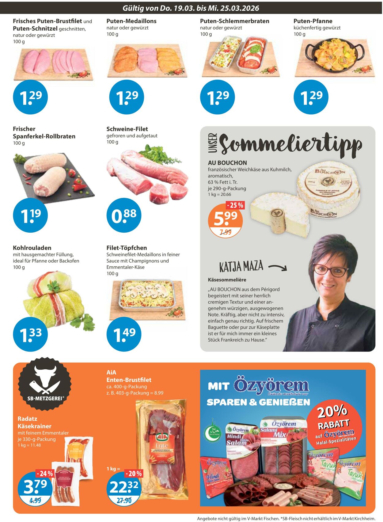 Prospekt V-Markt 19.03.2026 - 25.03.2026