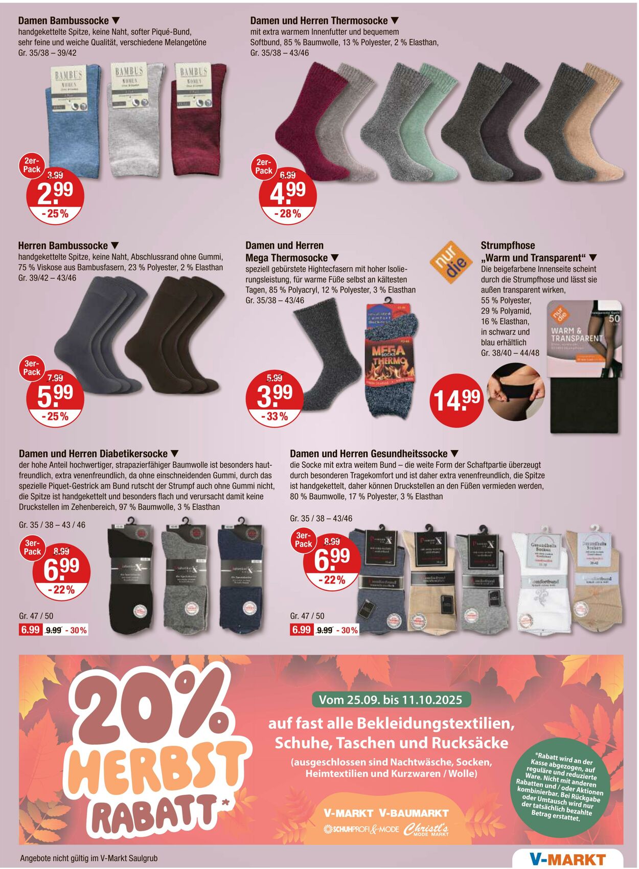 Prospekt V-Markt 25.09.2025 - 01.10.2025