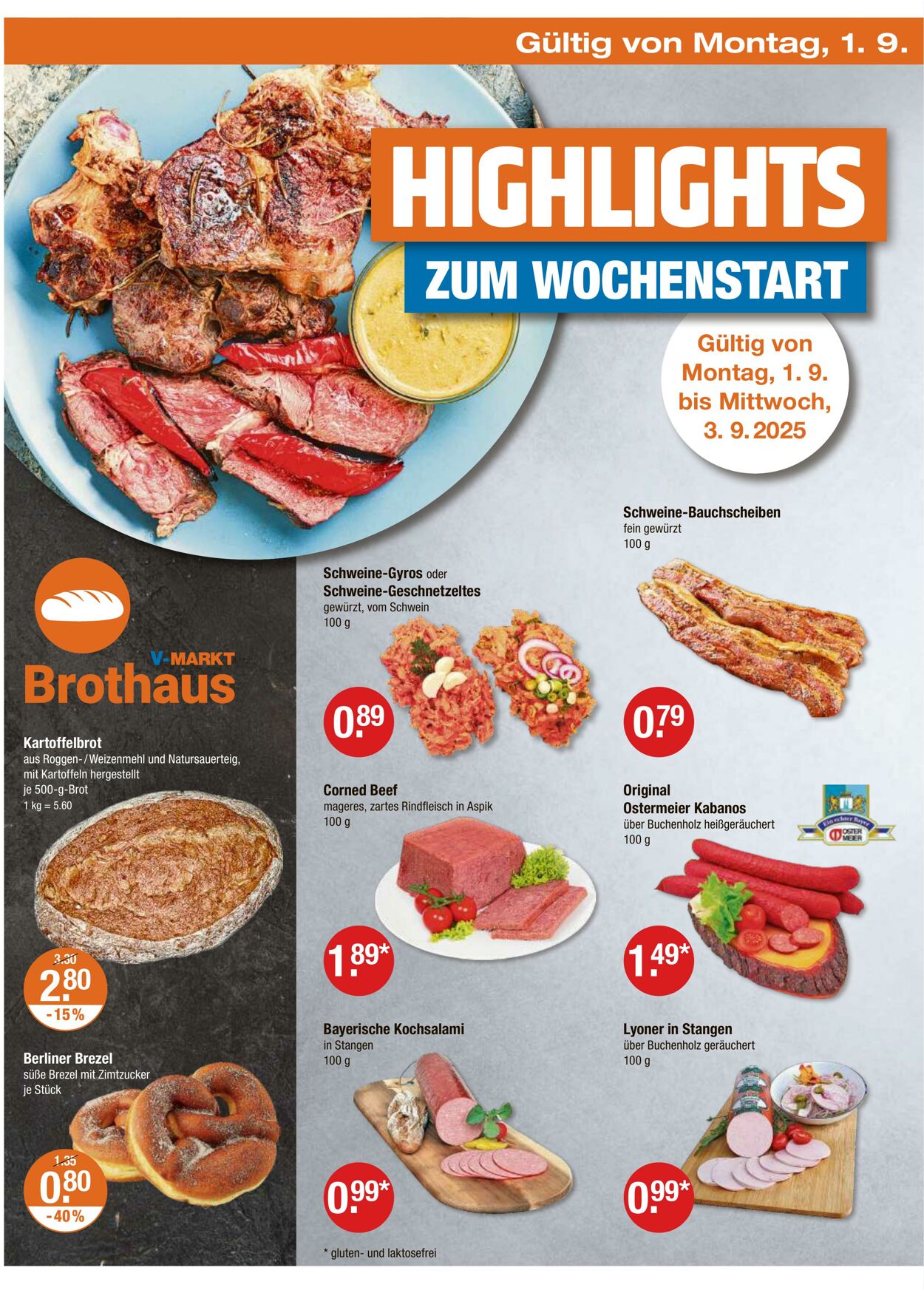 Prospekt V-Markt 28.08.2025 - 03.09.2025