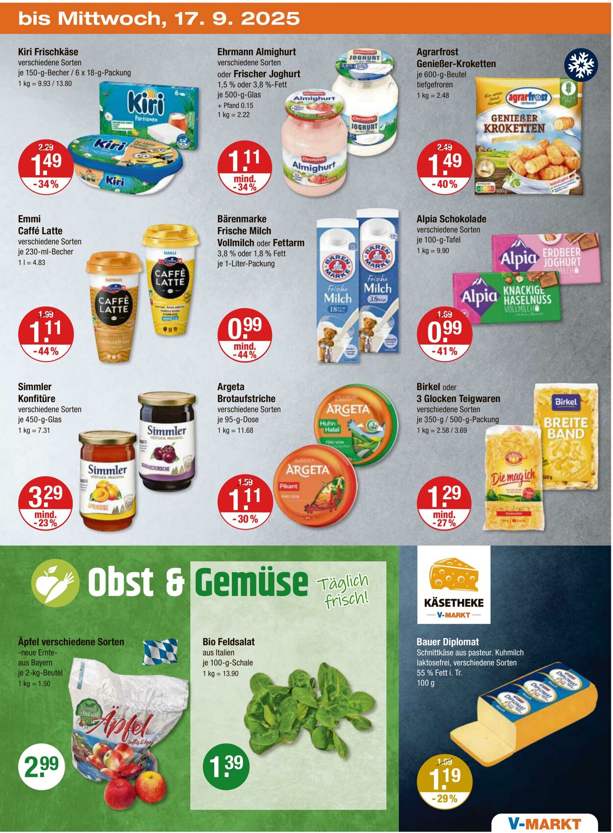 Prospekt V-Markt 11.09.2025 - 17.09.2025