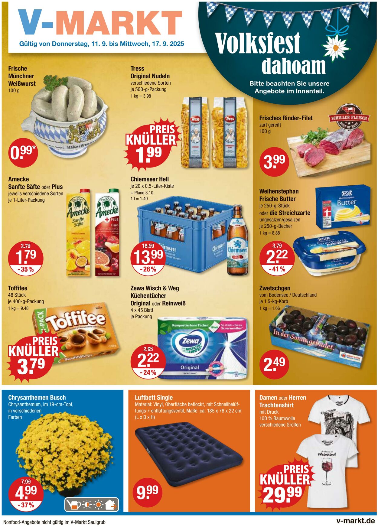 Prospekt V-Markt 11.09.2025 - 17.09.2025