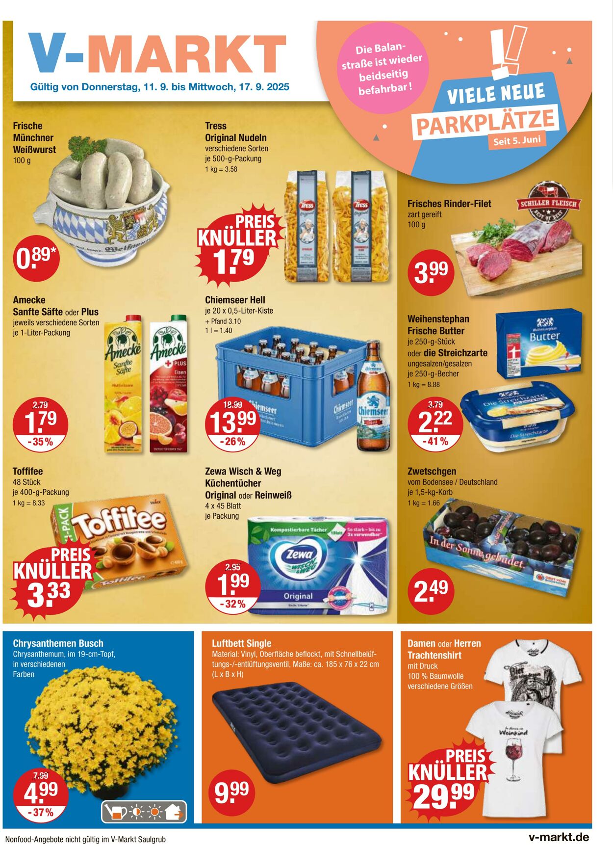 Prospekt V-Markt 11.09.2025 - 17.09.2025