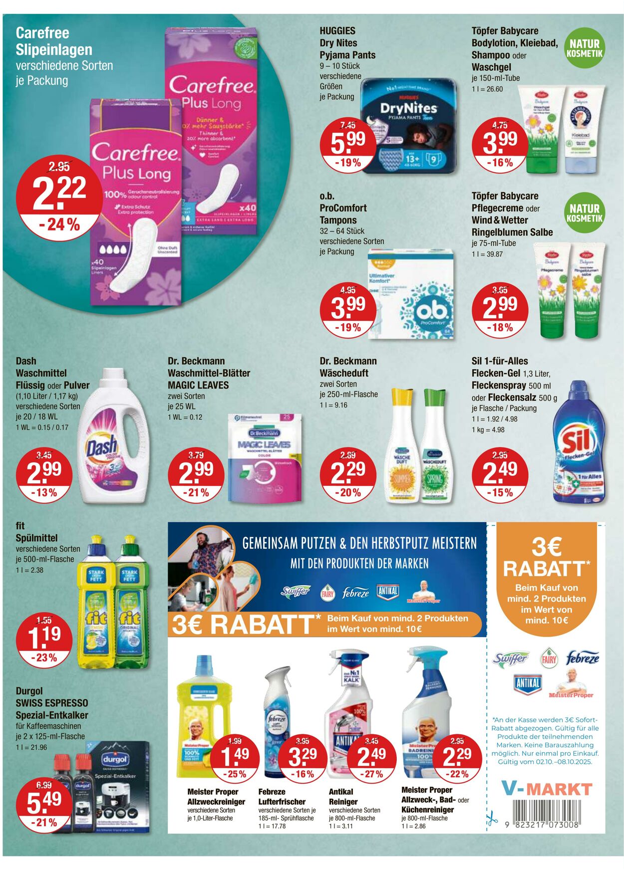 Prospekt V-Markt 02.10.2025 - 08.10.2025