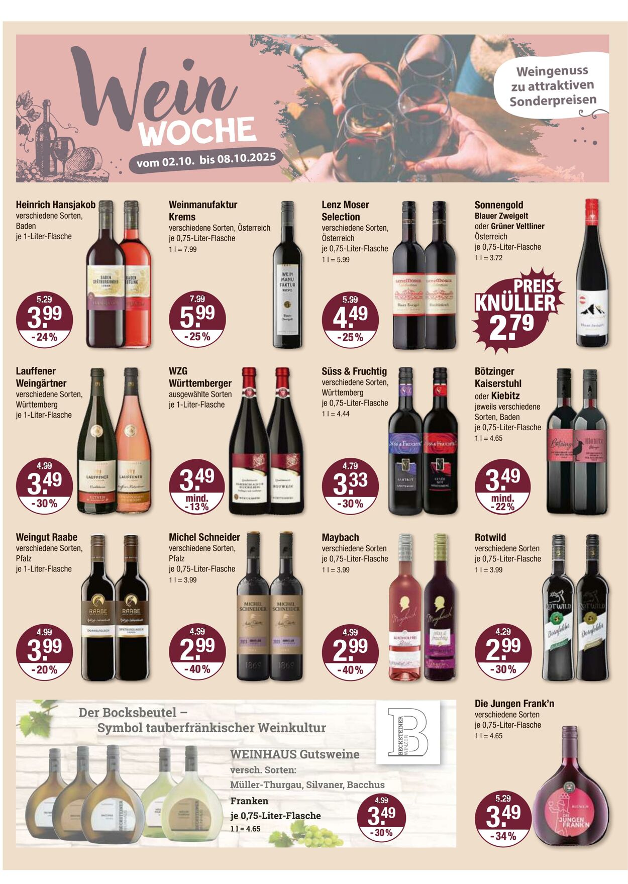 Prospekt V-Markt 02.10.2025 - 08.10.2025