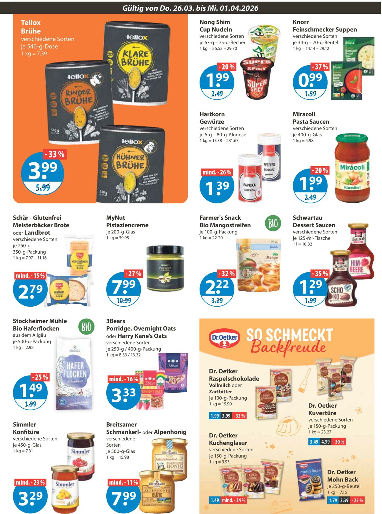 Prospekt V-Markt 26.03.2026 - 01.04.2026