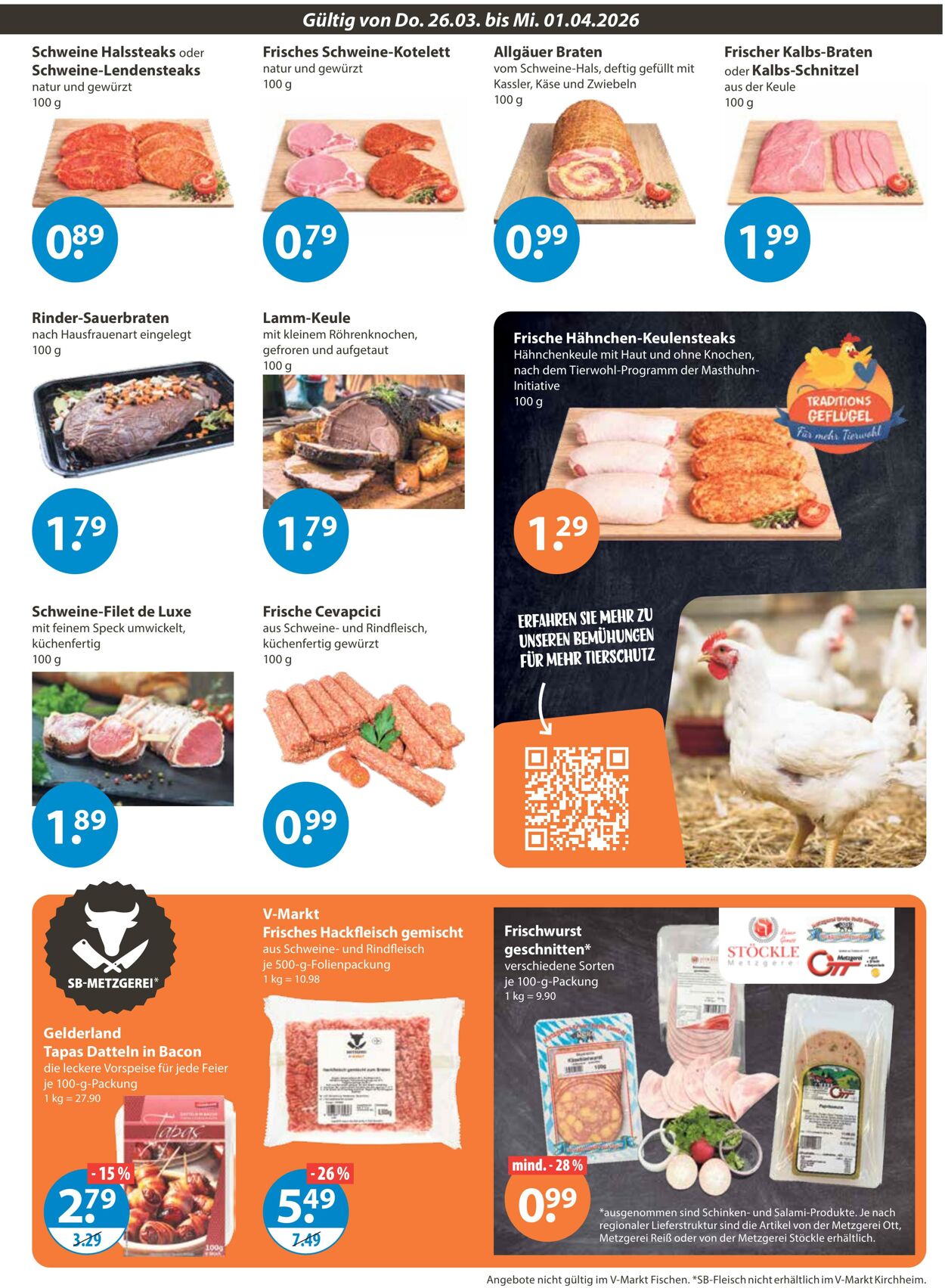 Prospekt V-Markt 26.03.2026 - 01.04.2026