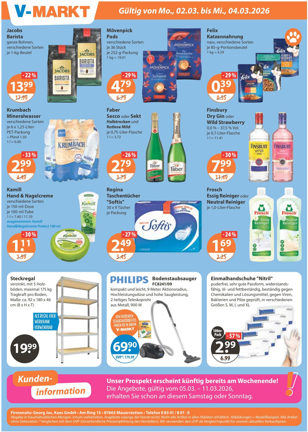 Prospekt V-Markt 26.02.2026 - 04.03.2026
