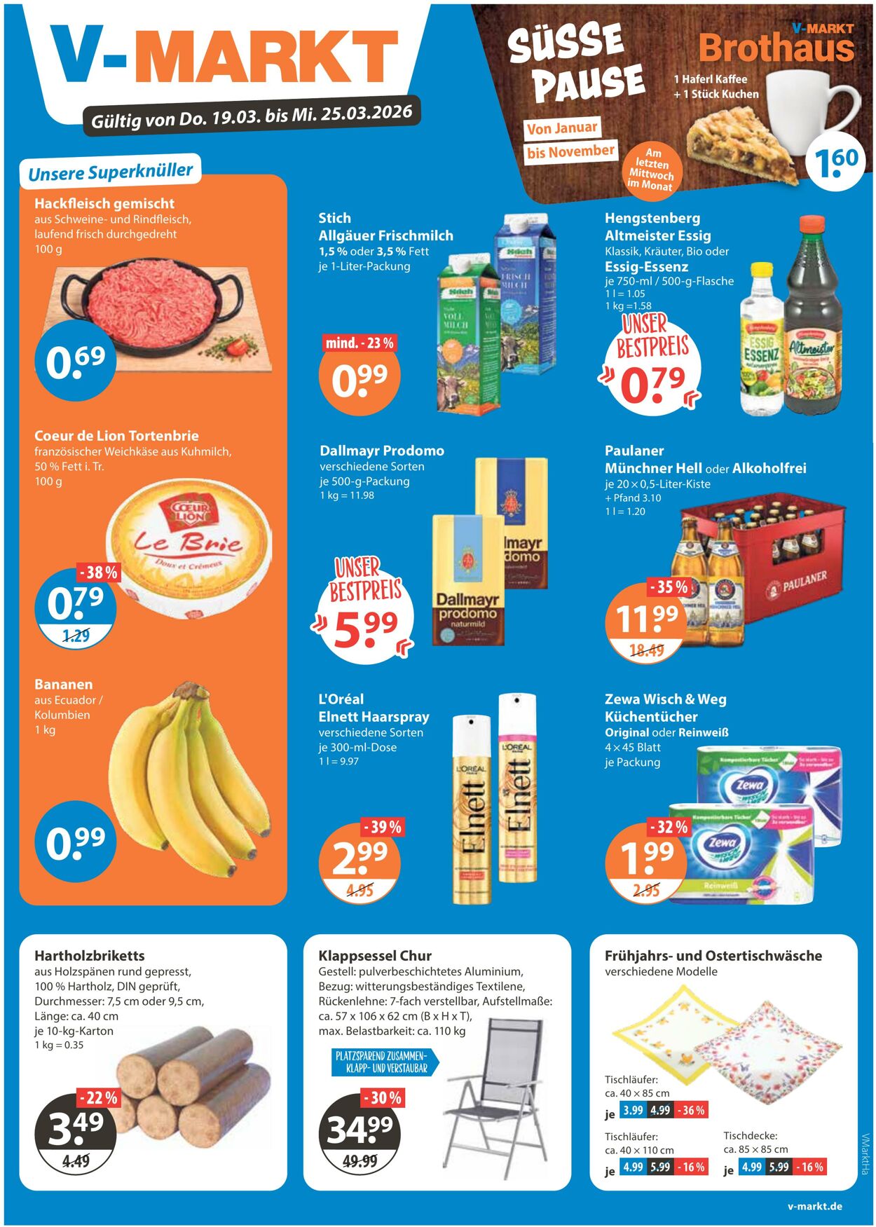 Prospekt V-Markt 19.03.2026 - 25.03.2026