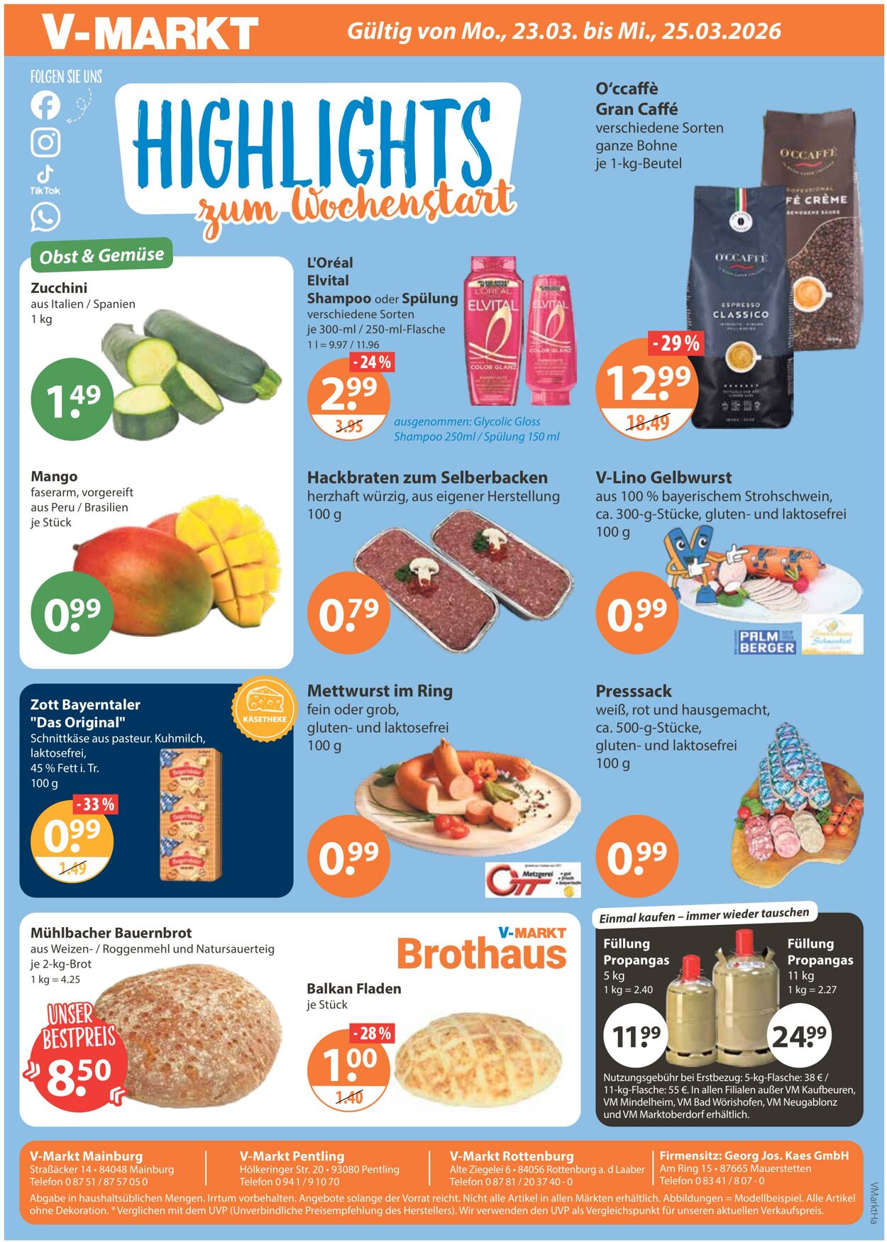 Prospekt V-Markt 19.03.2026 - 25.03.2026