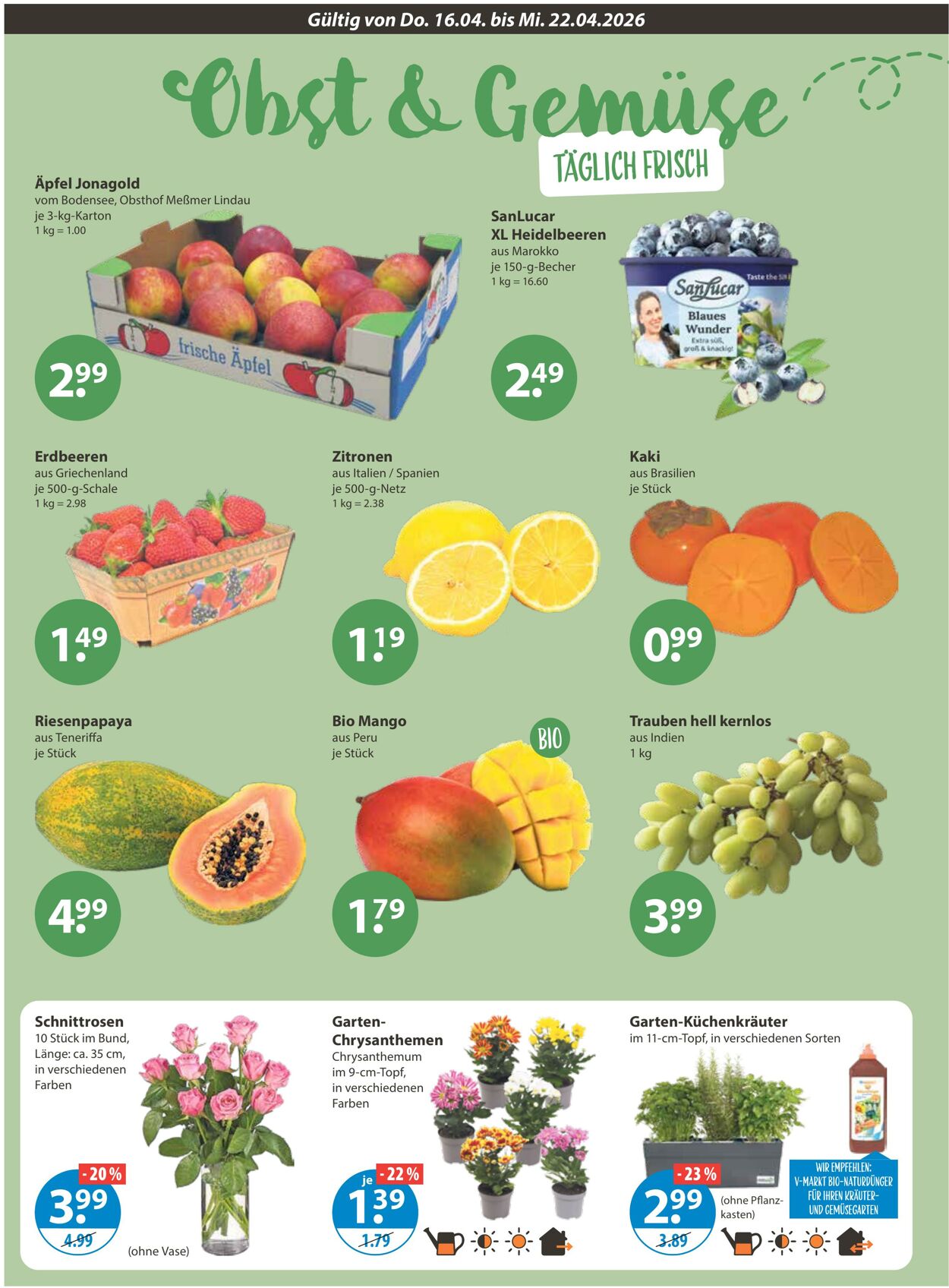 Prospekt V-Markt 16.04.2026 - 22.04.2026