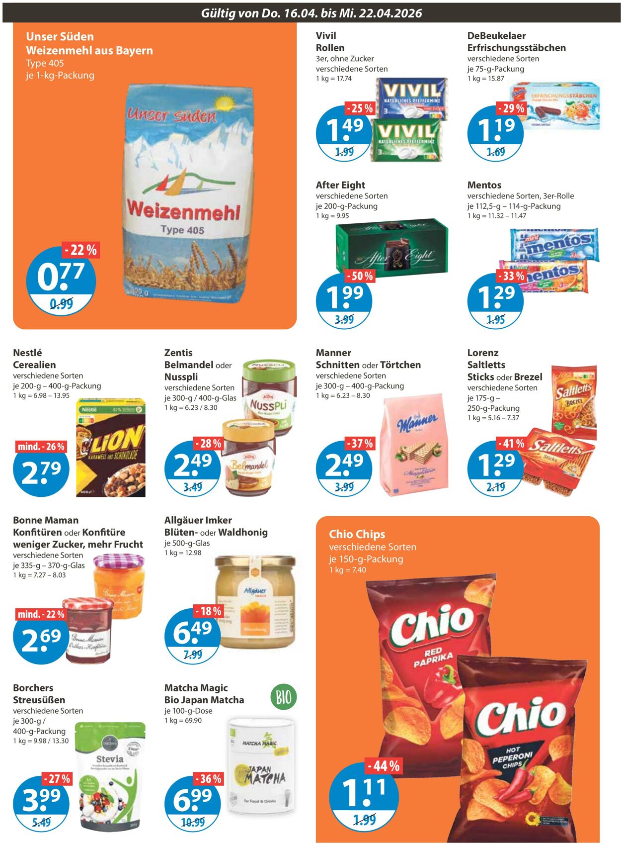 Prospekt V-Markt 16.04.2026 - 22.04.2026