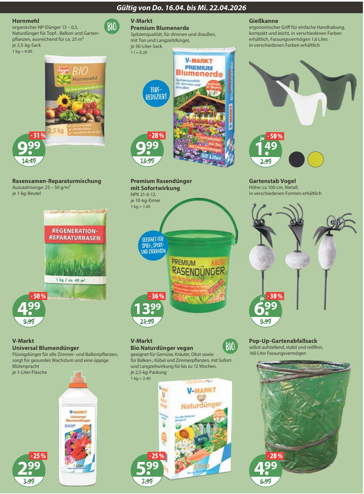 Prospekt V-Markt 16.04.2026 - 22.04.2026