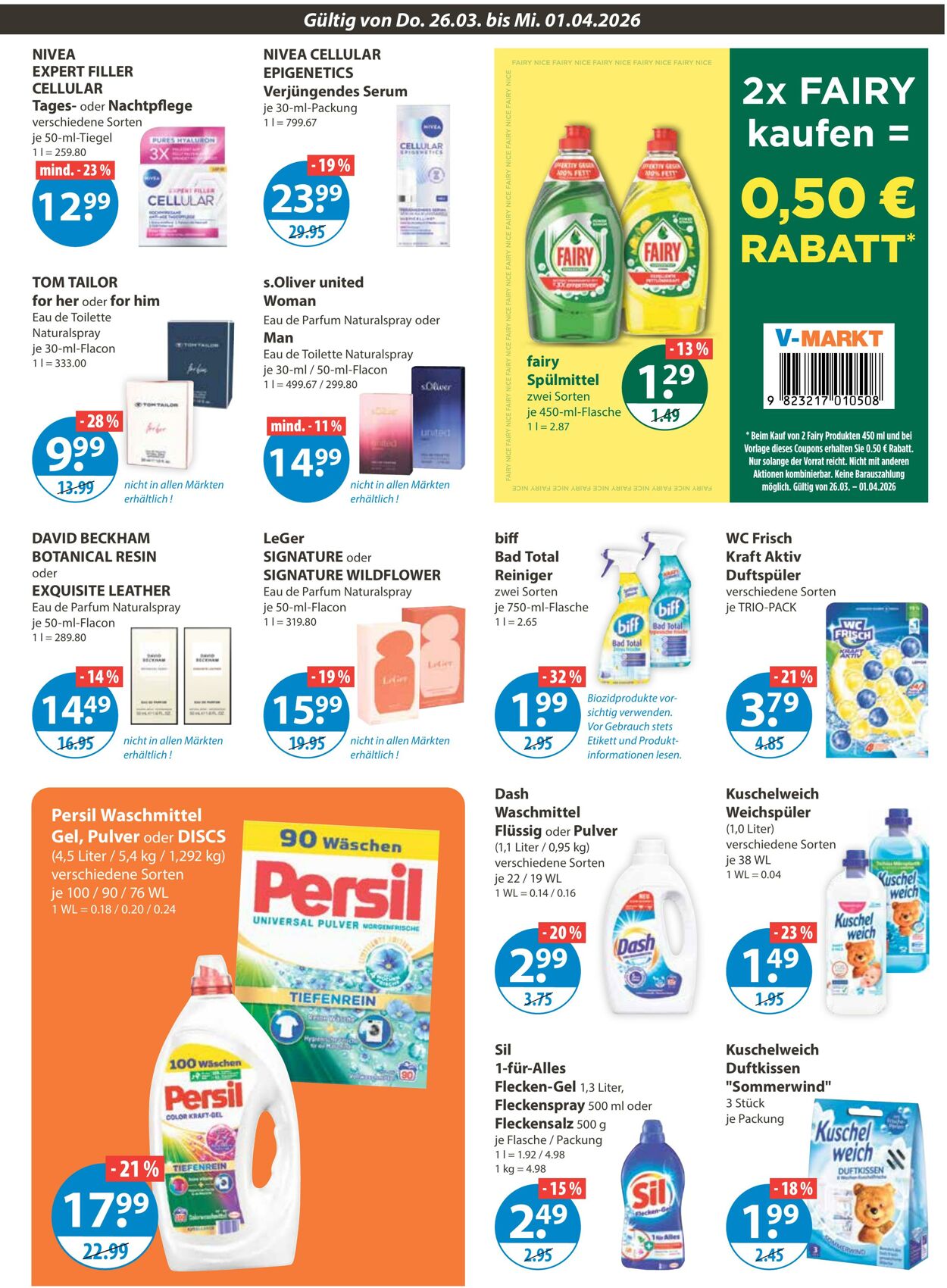 Prospekt V-Markt 26.03.2026 - 01.04.2026