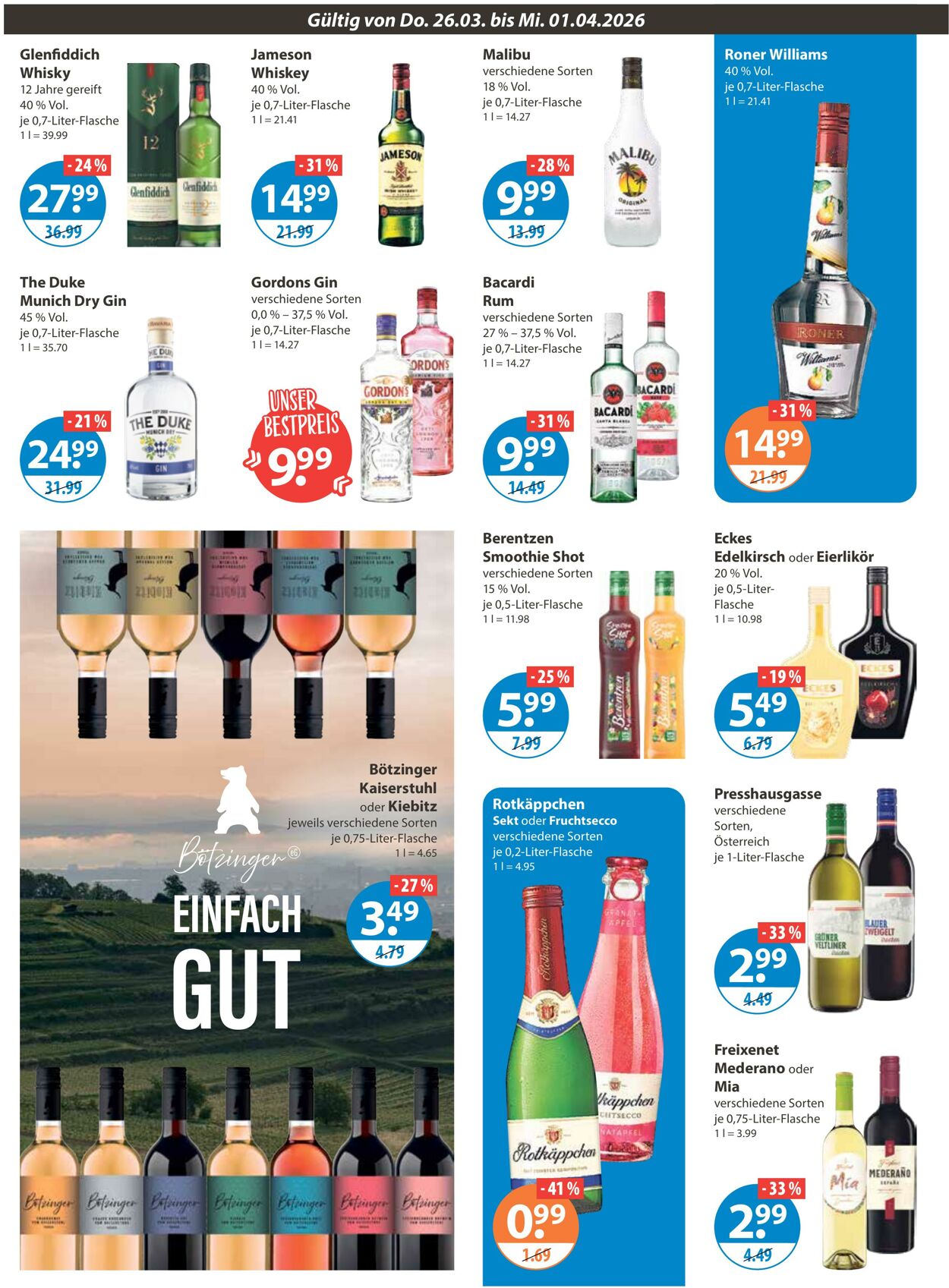 Prospekt V-Markt 26.03.2026 - 01.04.2026