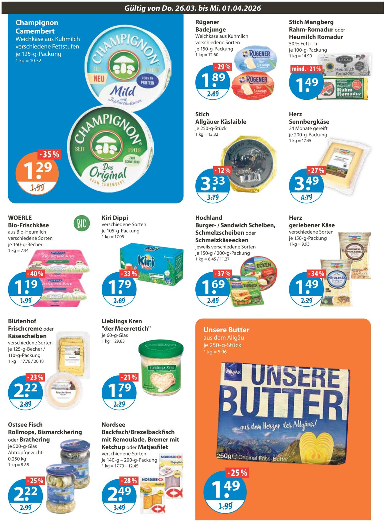 Prospekt V-Markt 26.03.2026 - 01.04.2026