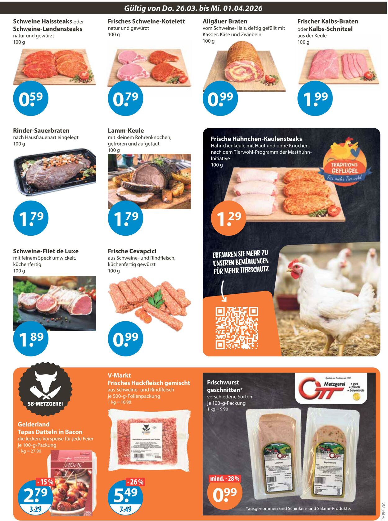 Prospekt V-Markt 26.03.2026 - 01.04.2026